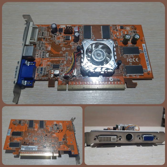 Відеокарти затички 256MB PCIe б/в, гурт та роздріб