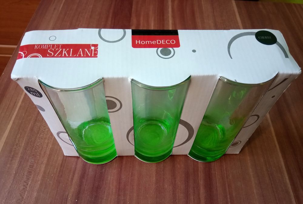HomeDeco 3 szklanki