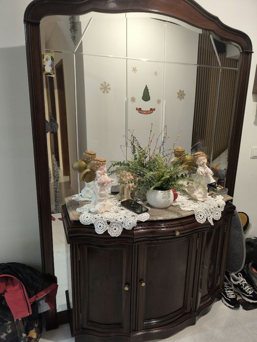 Conjunto moveis em madeira