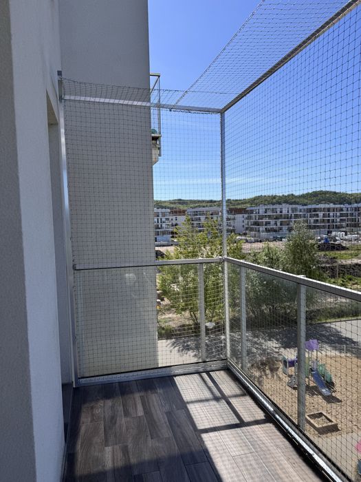 Siatka na balkon/dla kota/przeciwko gołębiom/montaż siatki