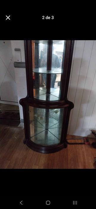 Movel vitrine canto