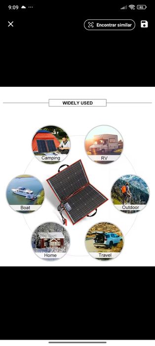 Painel solar de 100W/TOP