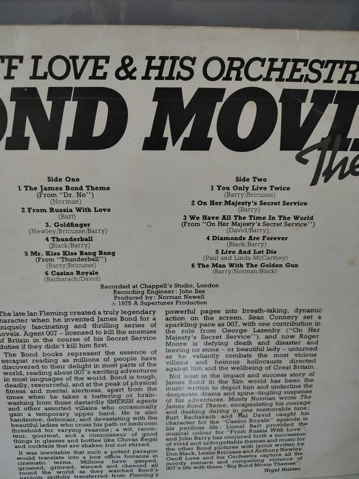 Geoff Love & His Orchestra – Big Bond Movie Themes