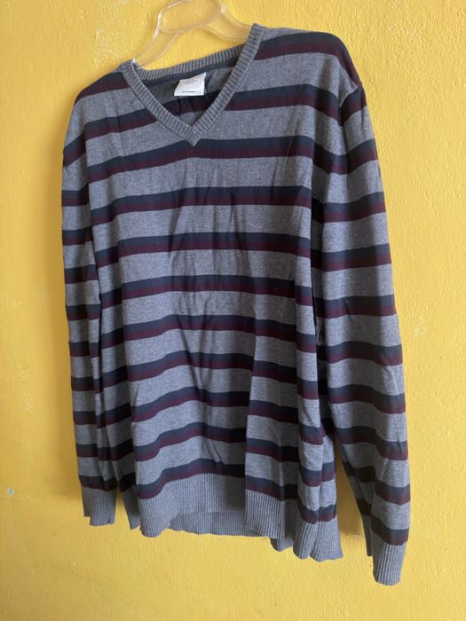 Sweter męski w paski