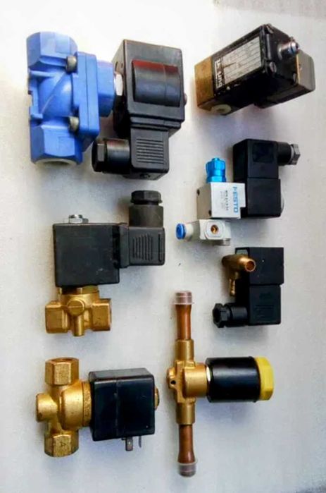Электромагнитные клапана и  катушки на 24-220в.