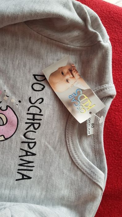Body szare rozmiar 80