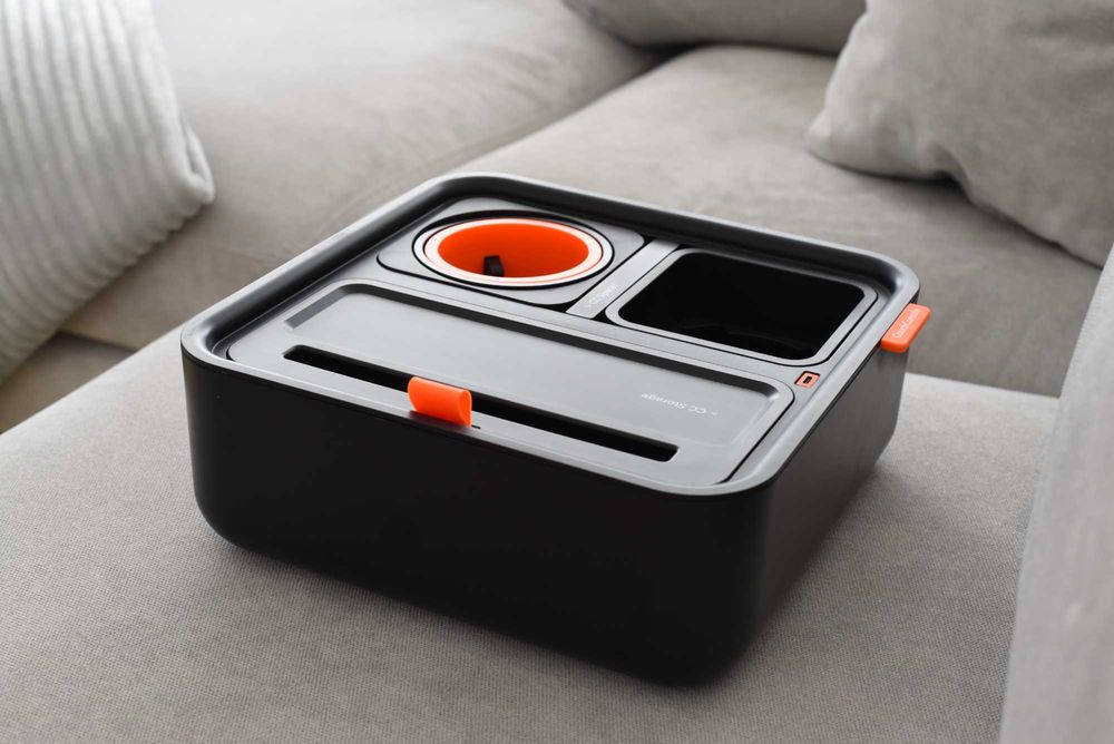 Couch console - Preta/Laranja ou Branca/Laranja