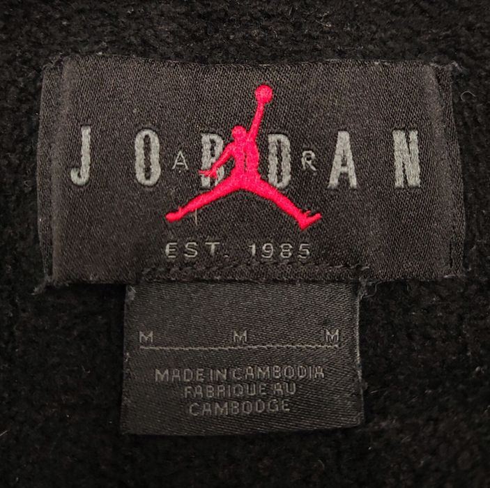 Jordan męska czarna bluza z kapturem w rozmiarze M