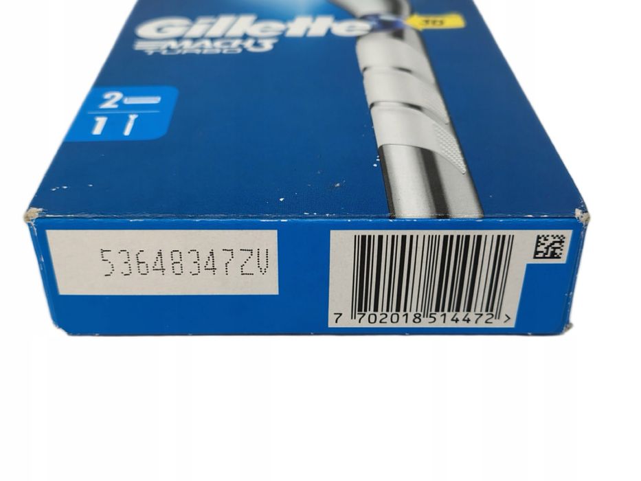 Golarka gillette mach 3 turbo 3d męska maszynka do golenia