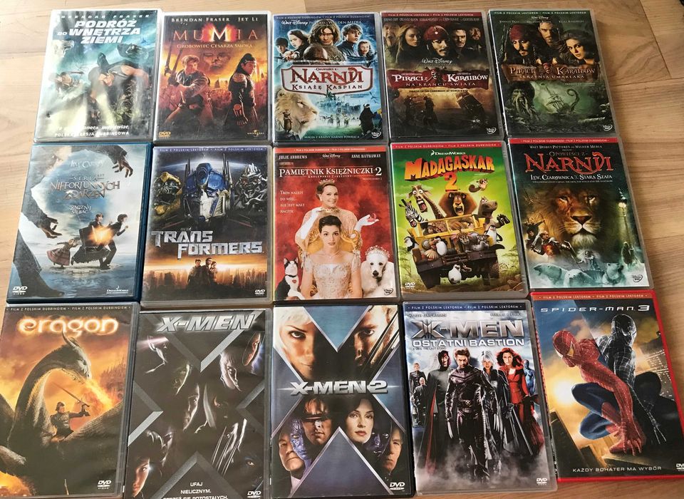 Filmy na DVD (różne)