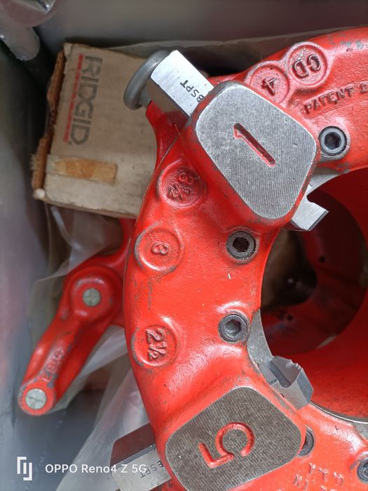 Máquina abrir rosca RIDGID 535, Cabeçotes RIDGID ,4 e 6 Novos