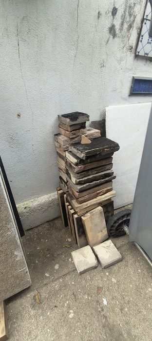 Churrasqueira em granito - usada, muito robusta e em bom estado