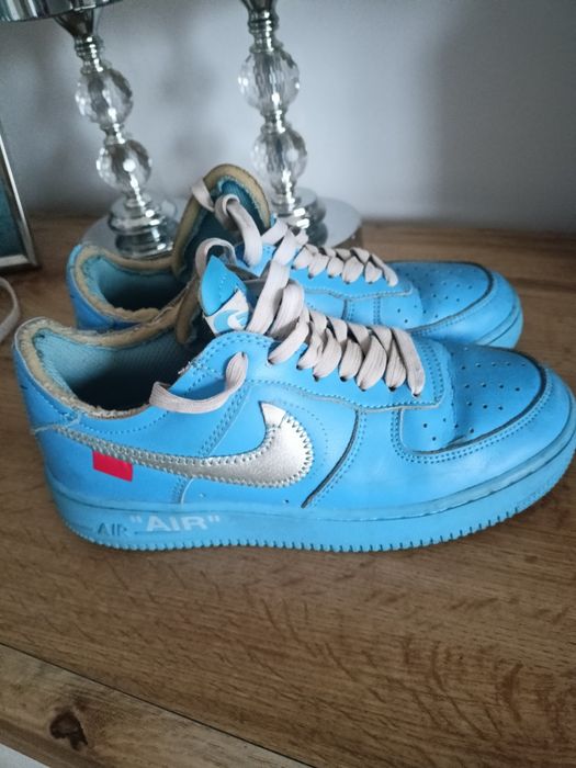 Buty Nike air force 1 niebieskie 36