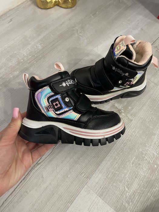 Ботинки зимові для дівчинки, чобітки зимові 24-27рр