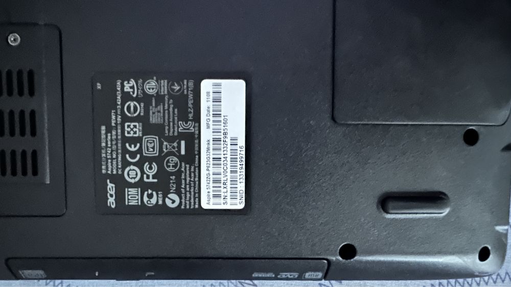 acer aspire 5742g