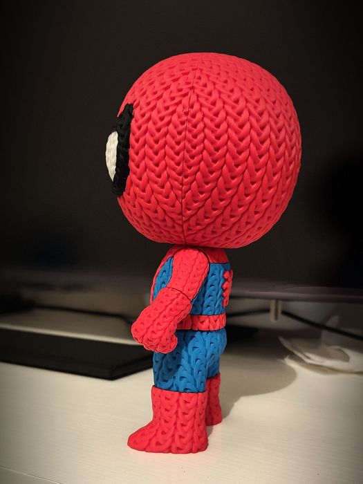 Spider Man - Textura crochê