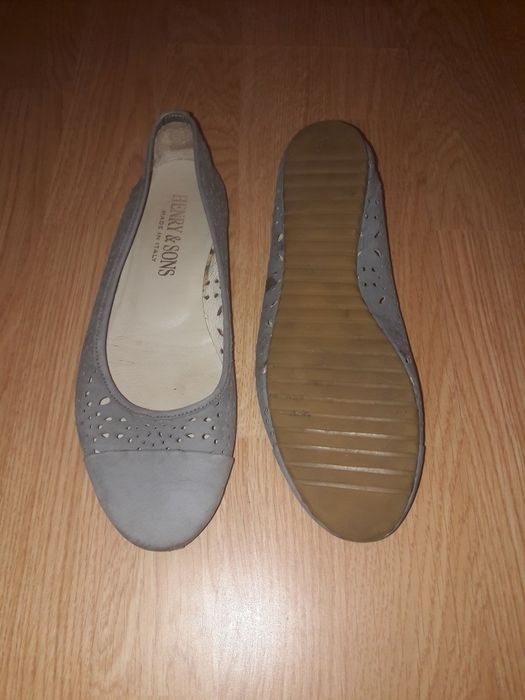Nowe baleriny 37 niebieskie i granatowe.