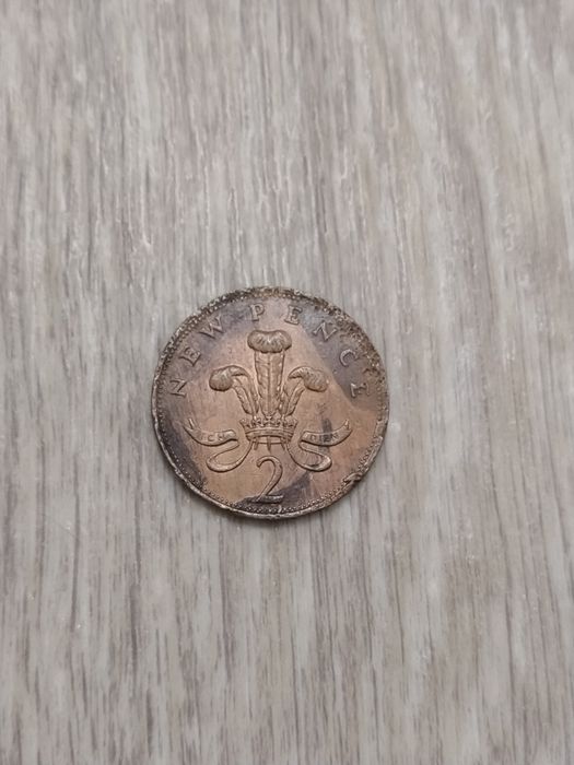 монета бу New Pence  Великобританія 1971