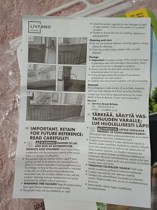 Nowa osłona balkonowa