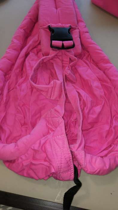 Vendo marsúpio "The Baba Sling" original cor de rosa