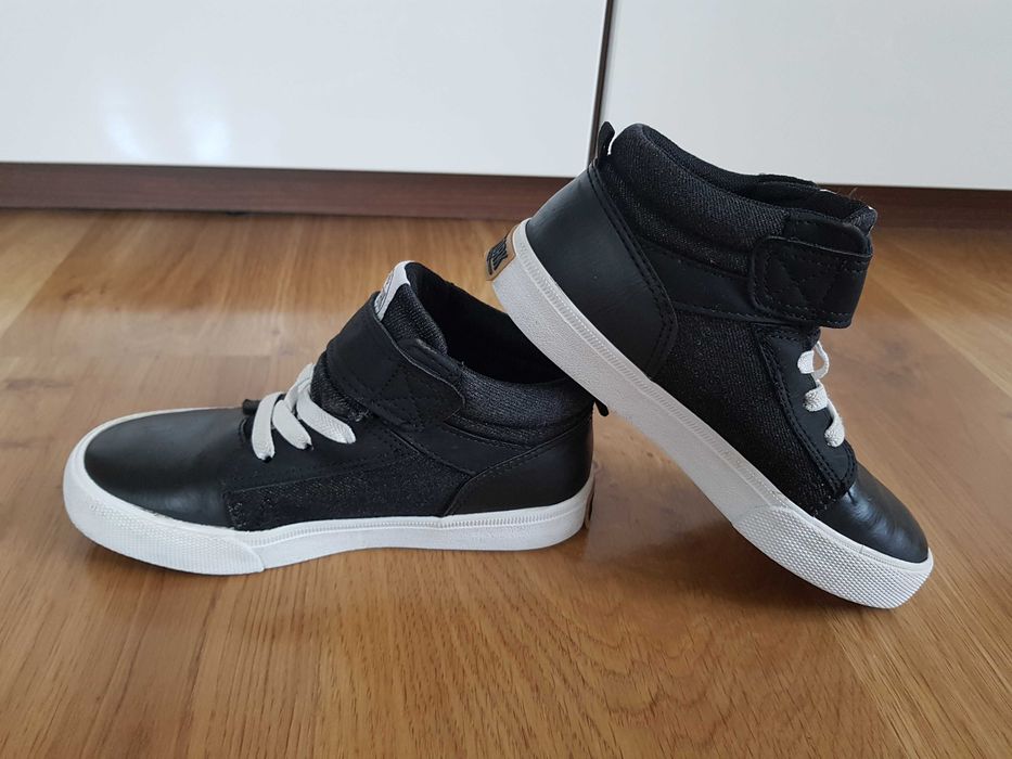 Czarne wyższe buty New York 31