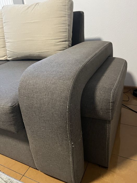 Kanapa narożna z funkcją spania