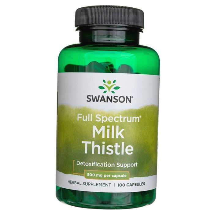 swanson ostropest plamisty milk thistle 100k detox wsparcie wątroby
