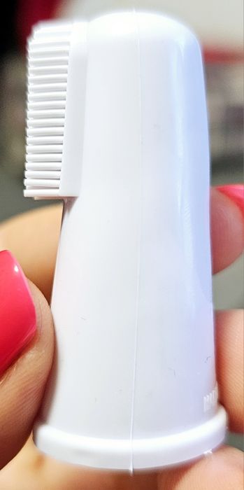 Nowa 2 x silikonowa szczoteczka do zębów zwierząt