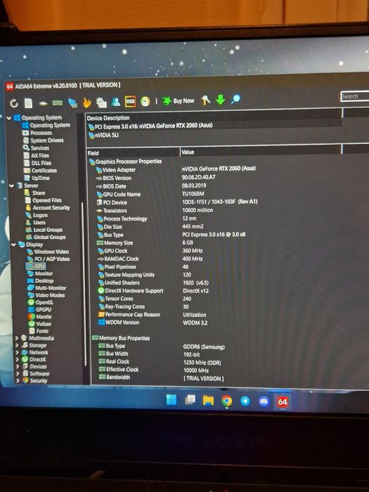 ASUS ROG Zephyrus S GX502GV 32 GB RAM,  i7, 2060, 512 GB SSD, 100%sRGB