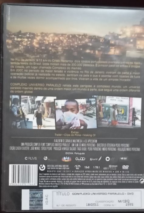 DVD - Complexo - Universo paralelo