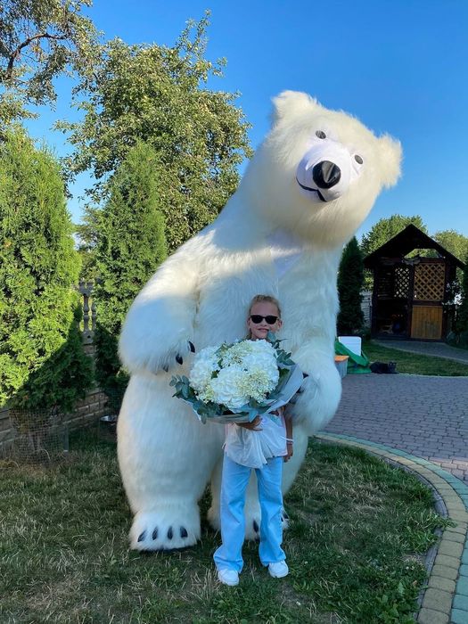 Аніматори Коломия.Білий ведмедик Хепі. Великий Панда