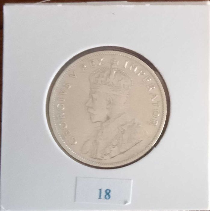 África do Sul - - - 1 Florin  - 1923 - - - Moeda de Prata