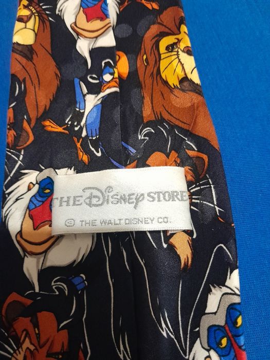 Вінтажна краватка, галстук Disney. Принт з фільму Король Лев