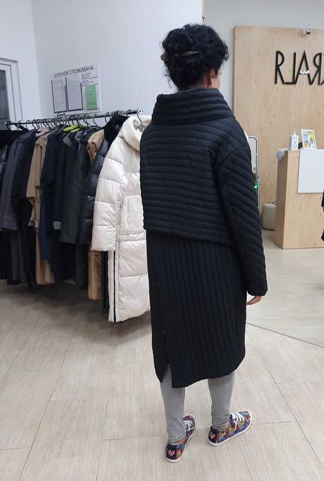 Пальто жіноче демісезонне 42-44, холодна осінь / тепла зима