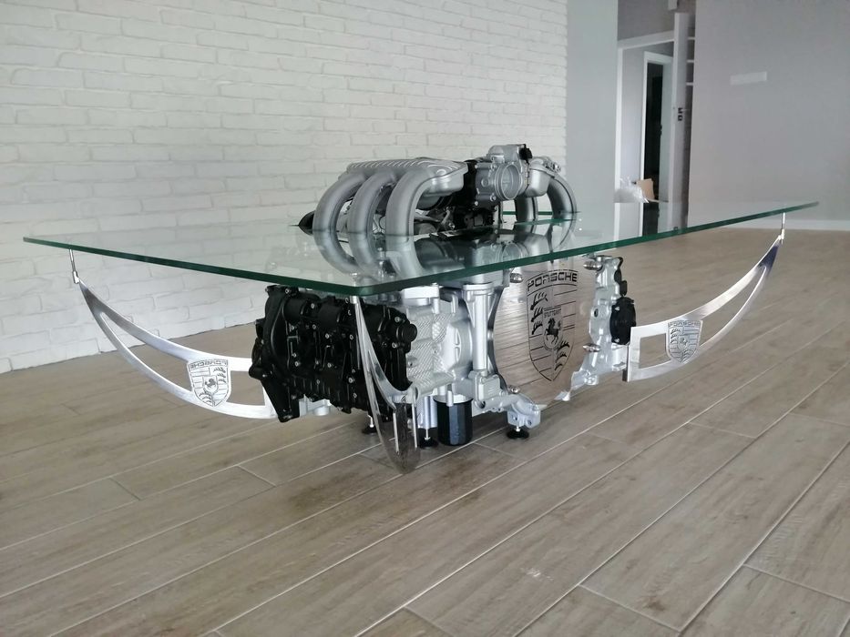 Stolik z silnika Porsche BOXER ! Kompletny ! Porsche ! Sinik Porsche