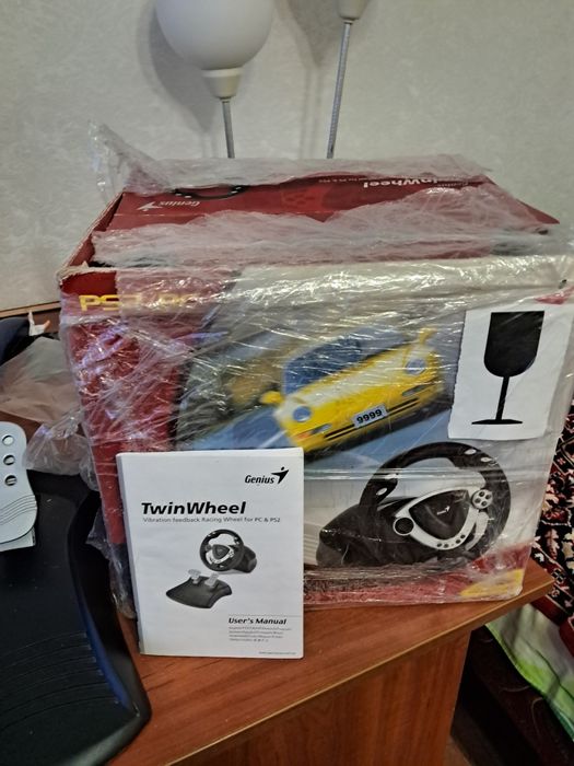 Ігровий руль Genius + педалі | 180°