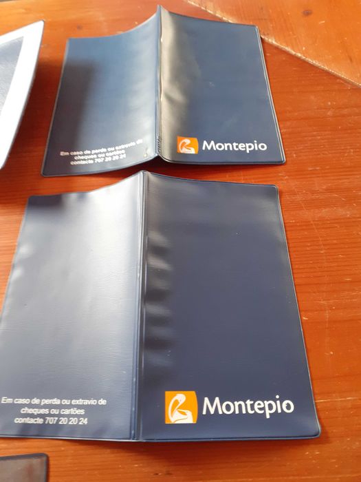 Carteiras para cartões e cheques