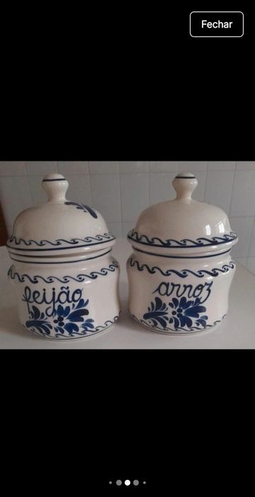 Conjunto de 5 peças de loiça de Viana