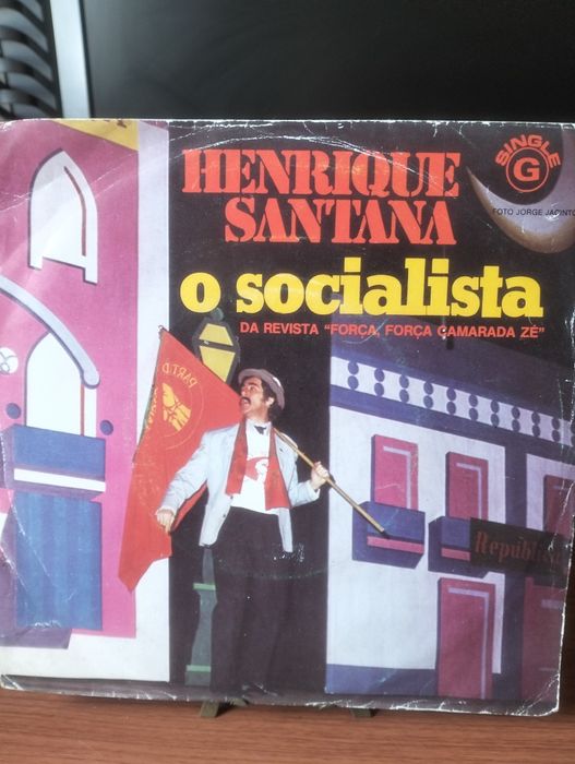 Disco de vinil single Henrique Santana - O Socialista'