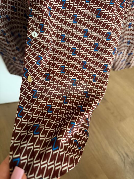 Блуза Zara XS шовкова