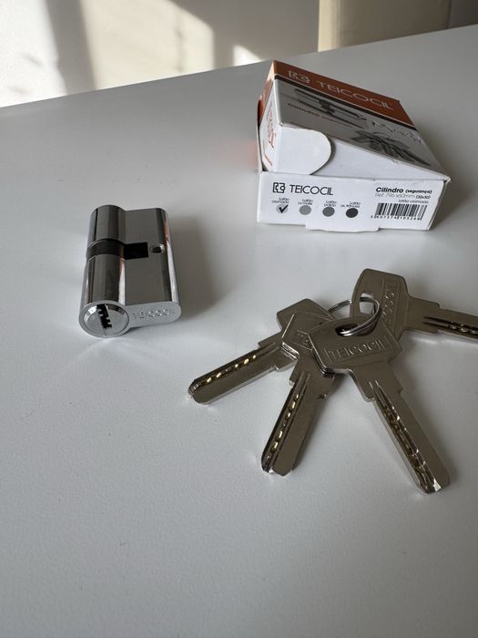 Cilindro de segurança 30 x 30 para fechaduras