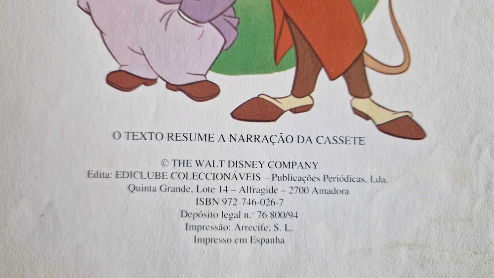 Livro Infantil Basil o Grande - Mestre dos Detectives