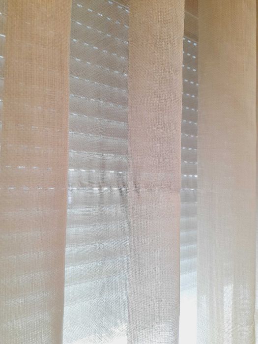 Cortinas de onda cor castanho