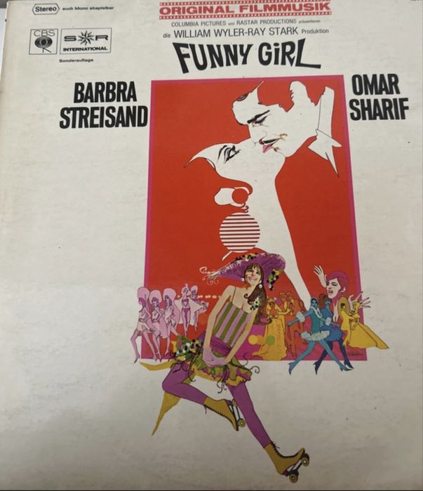 Disco vinil record musical funny girl