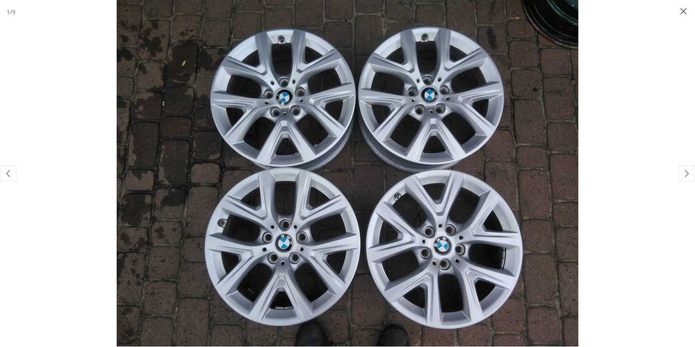 Felgi 17' 6,5J ET39 5x112 BMW X1 F48 X2 F39