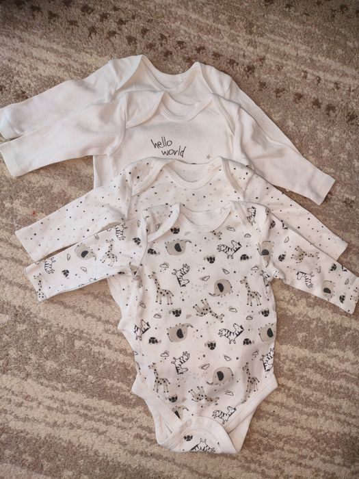 Zestaw 4x body 50-56 Lupilu