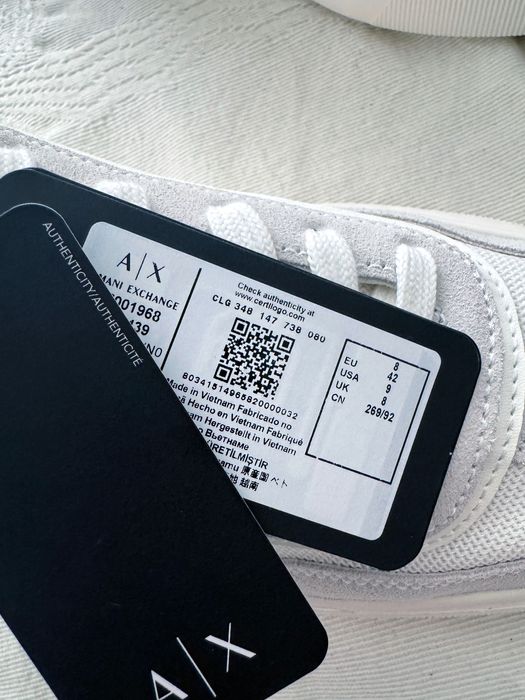 Sapatilhas - Armani Exchange - Sneakers with Suede Inserts