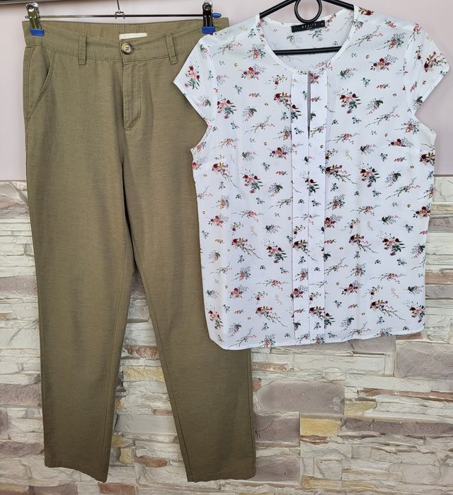 Жіночи літні брюки Waikiki та блуза Mohito розмір S