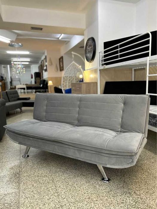 Sofá cama cinza novo + entrega gratis!! só 235€