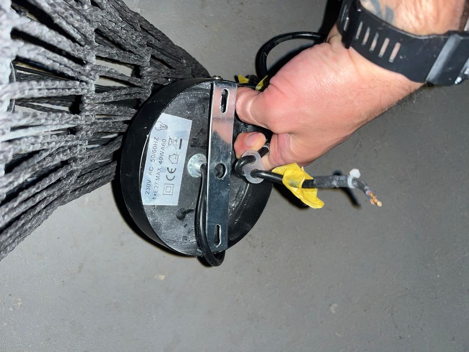 Dwie boho duże lampy
